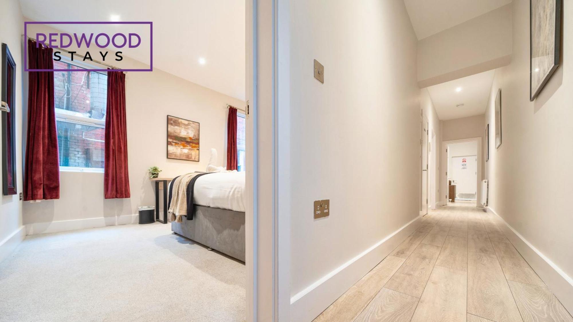 Newly Refurbished Everest Lodge Serviced Apartments For Contractors & Families, Free Wifi & Netflix By Redwood Stays ファーンバラ エクステリア 写真